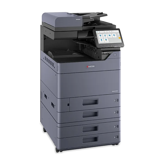 Leistungsfähiges KYOCERA A3-Multifunktionssystem in einer Büroumgebung